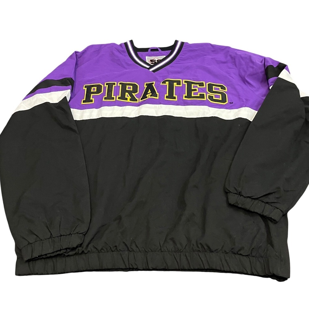 Vintage 58 Sports Windbreaker Pullover XL Purple East Carolina Pirates ECU